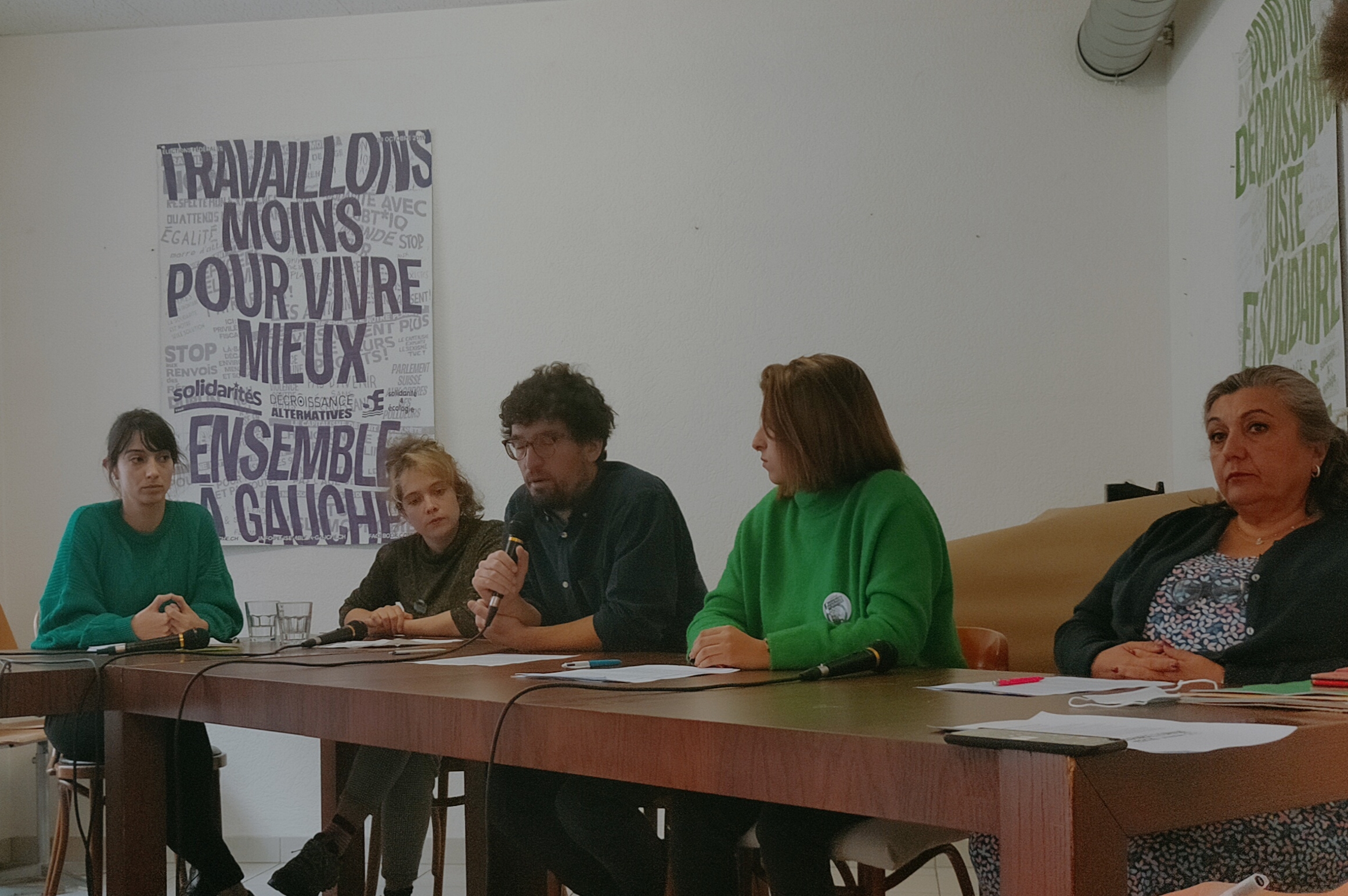 Ensemble à Gauche lance 5 candidats pour les prochaines élections cantonales vaudoises